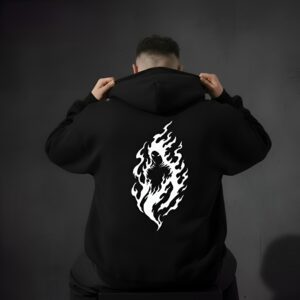 yaveddra burning soul unisex oversized hoodie