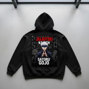 Anime Gojo Hoodie by Yaveddra – Jujutsu Kaisen Oversized Unisex